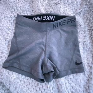 *RESERVED* Nike Gray Spandex Shorts